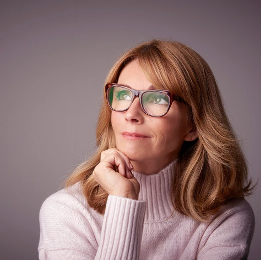 Woman considering whether she needs financial planning